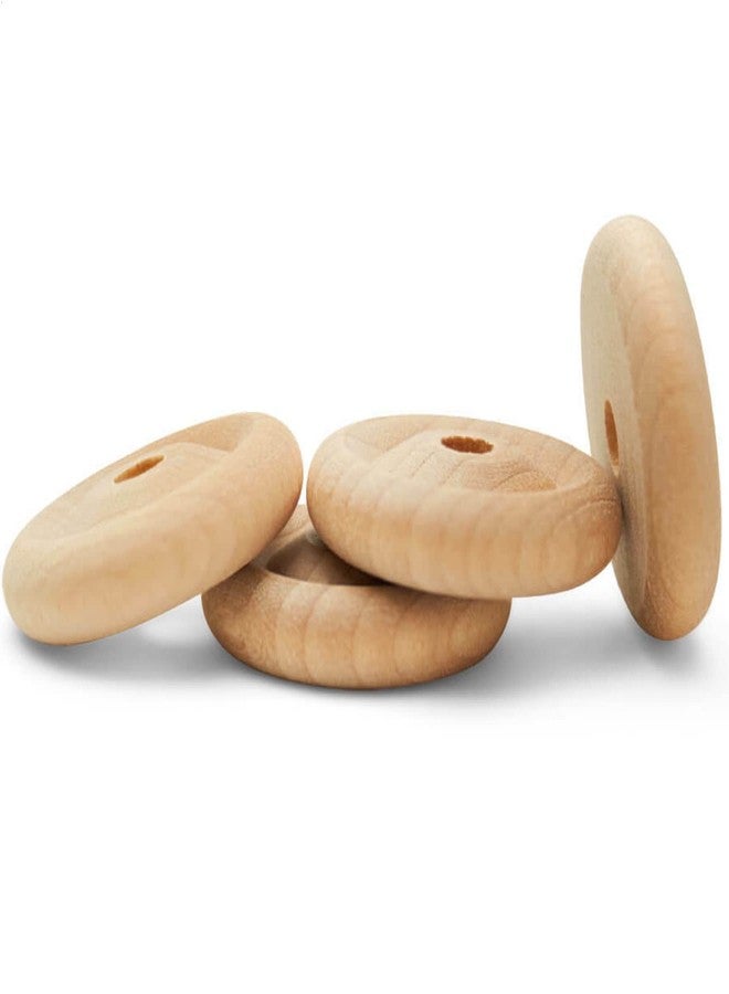 Pinehurst Crafts Mini Wood Toy Wheels, 1-Inch Diameter x 1/4-Inch Thick (3/16-Inch Hole), Pack of 20 (MiniWheels_1IN_20pk)